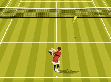 Motion Tennis gameplay